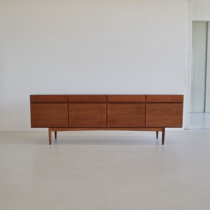 Large Teak Sideboard FA66 by Ib KOFOLD LARSEN, Denmark 1960s