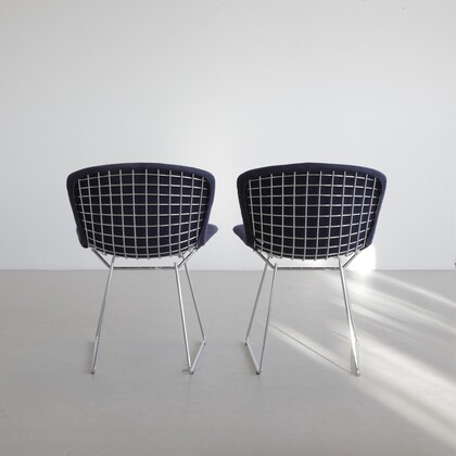 Pair of vintage Harry BERTOIA chairs (mod. 420), Knoll International