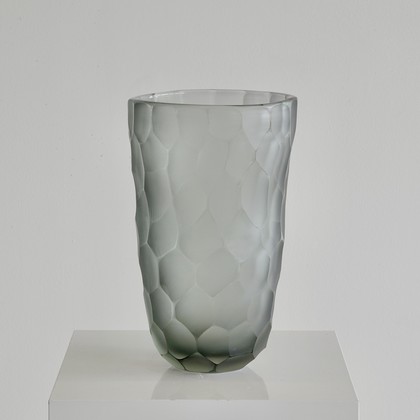 Signed MURANO Glass Vase, Italy (light green)