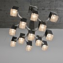 Hanging Lamp by Gaetano SCIOLARI (13 lights), 1960s