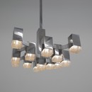 Hanging Lamp by Gaetano SCIOLARI (13 lights), 1960s