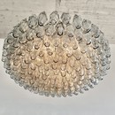 Large Polyhedron Glass Chandelier designed by Carlo SCARPA