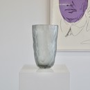 Signed MURANO Glass Vase, Italy (light green)